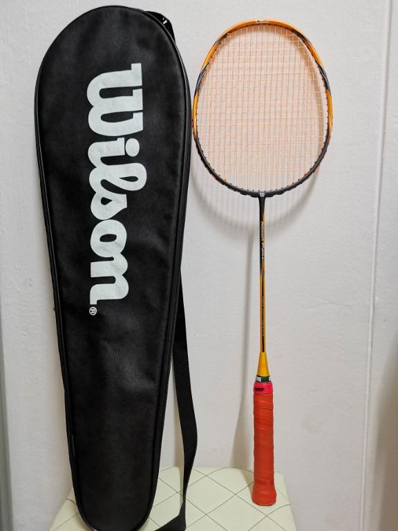 Wilson badminton racket Recon P3500 free carlton shuttlecock, Sports  Equipment, Sports  Games, Racket  Ball Sports on Carousell