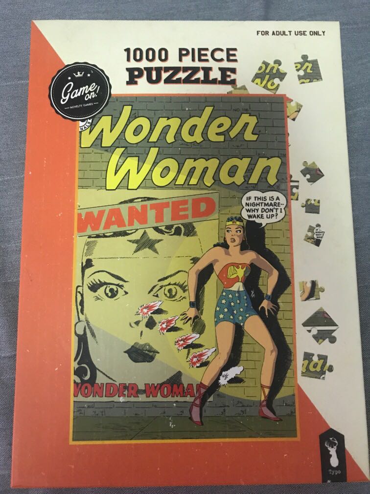 Wonder Woman Puzzle (Typo) Hobbies Toys Toys Games on Carousell