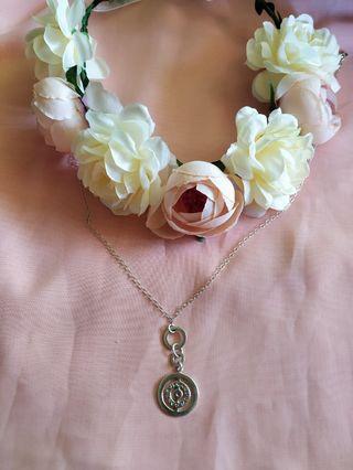 Bulgari Inspired Silver Necklace