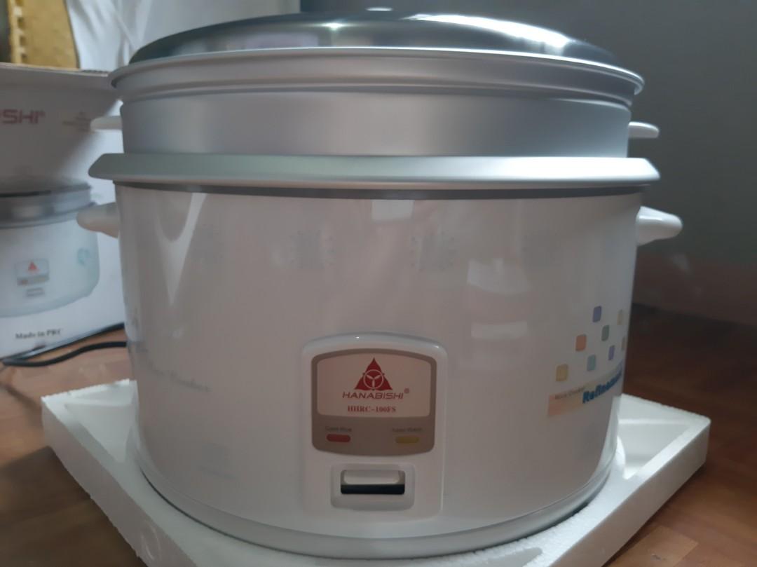 10LITER HANABISHI RICE COOKER (BRAND NEW, AUTOMATIC), TV & Home Appliances, Kitchen Appliances