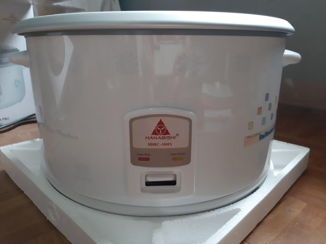 10LITER HANABISHI RICE COOKER (BRAND NEW, AUTOMATIC), TV & Home Appliances, Kitchen Appliances