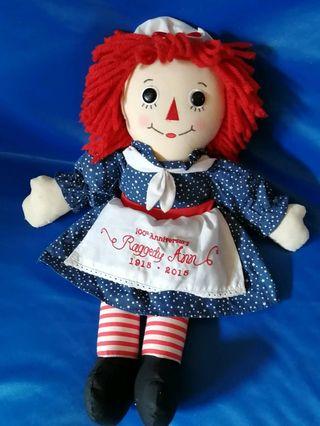 Raggedy Ann Stars & Stripes 100th Anniversary Doll 15-Inch by Aurora