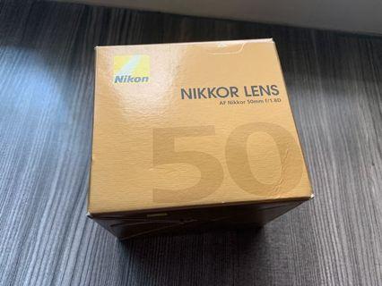 Slightly Used Nikon Nikkor Lens 50mm F/1.8D