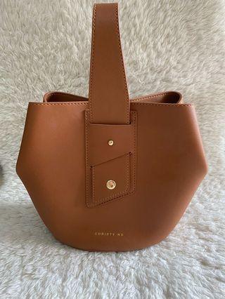 Christy Ng Darla Caramel Bucket Bag