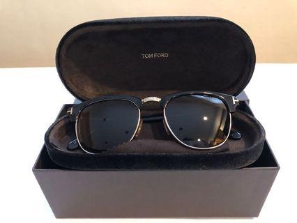 100% Genuine Tomford Tortoiseshell Henry Sunglasses (Black)