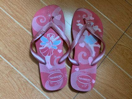 LIMITED EDITION HAVAIANAS FAIRY SLIPPERS IN PINK 37/38