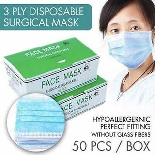 3 PLY Disposable Surgical Mask 1 BOX ( 50 pcs )