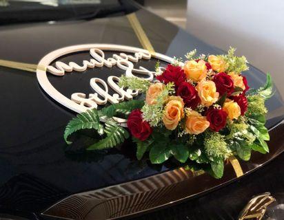 [KarftWerks EXQUISITE Package] Wedding/Bridal Car Flower Decoration ~ Wedding/Bridal Car Flower Deco