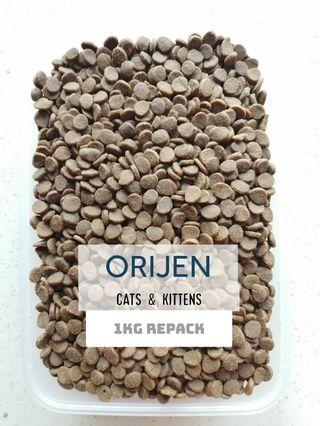 ORIJEN Cat & Kitten dry cat food  1kg repack