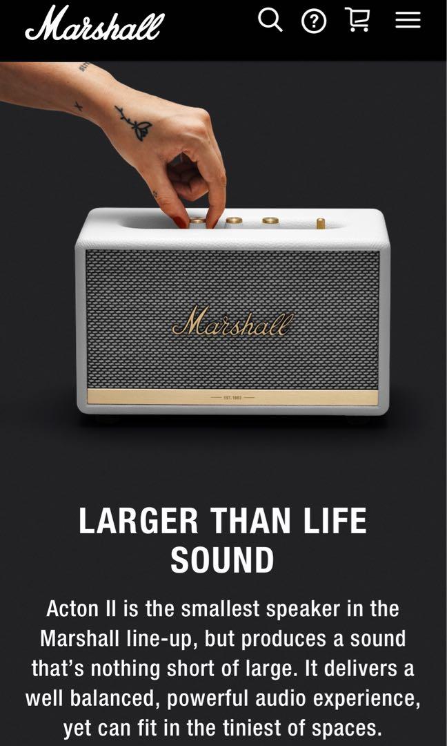 20 discount！全新！8折！Marshall /wireless home bluetooth speaker/ Action II