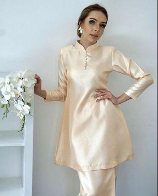 Kurung Moden Shantung Silk