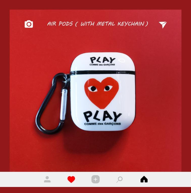 Comme de garcons airpods case clearance