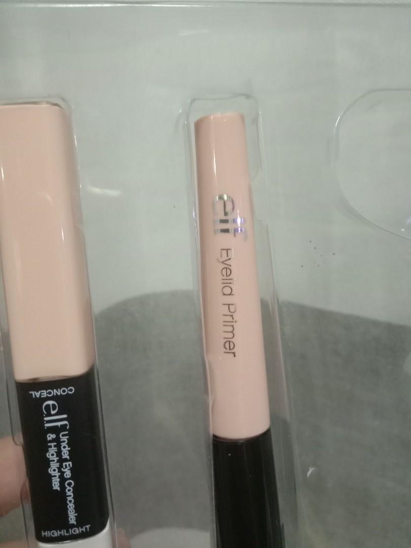 Authentic ELF concealer highlighter and eyelid primer, Beauty
