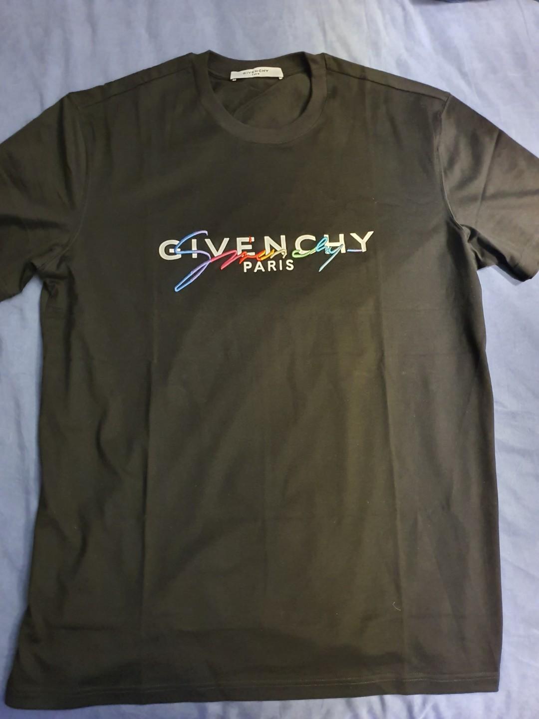 Authentic Givenchy Rainbow T shirt, Men's Fashion, Tops & Sets, Tshirts &  Polo Shirts on Carousell