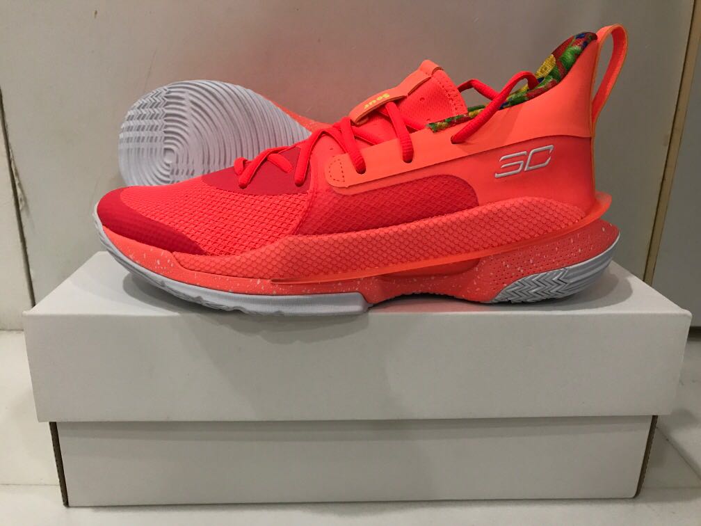 BNIB Under Armour Curry 7 Sour Patch Men s Fashion Footwear