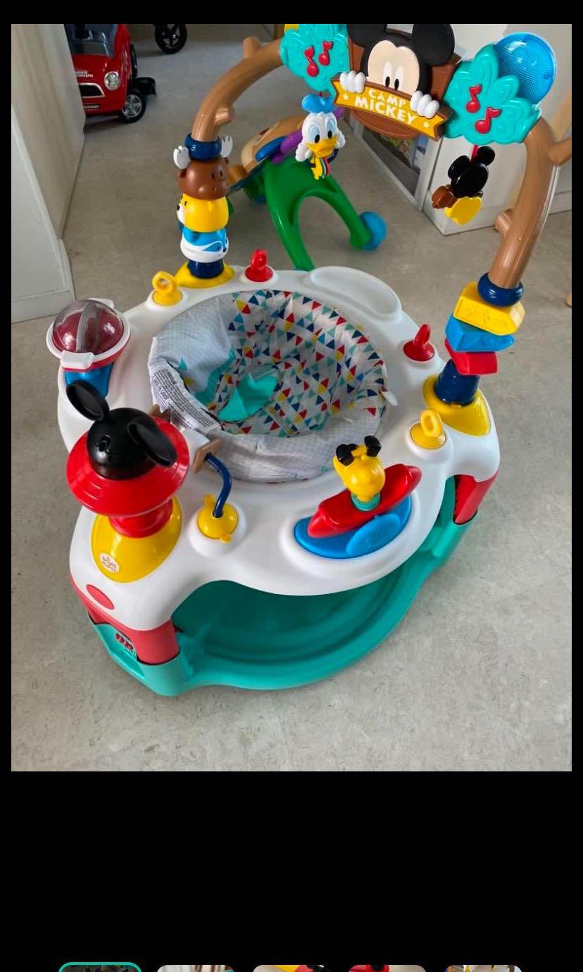 Bright Starts Mickey Camper Exersaucer Babies Kids Infant Playtime on Carousell