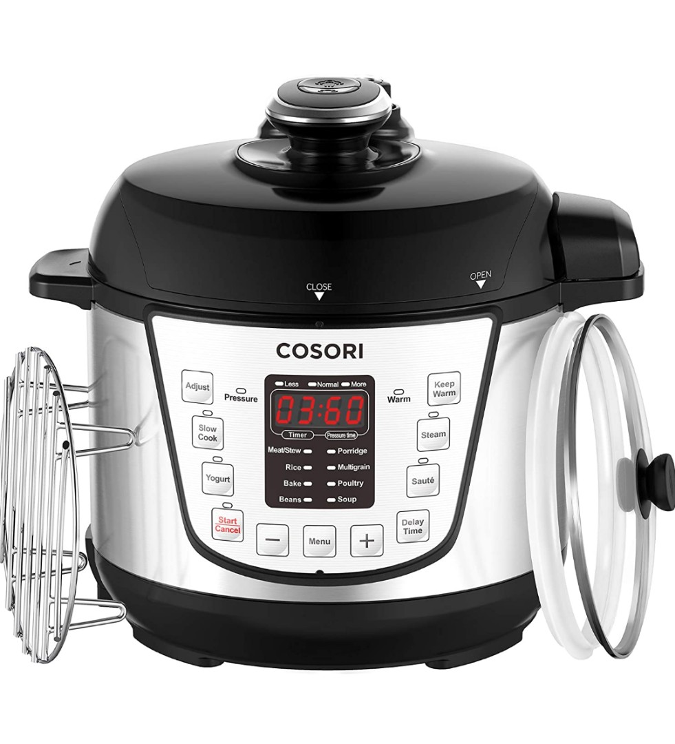 COSORI C3120PC Pressure cooker, 2Quart, TV & Home Appliances, Kitchen