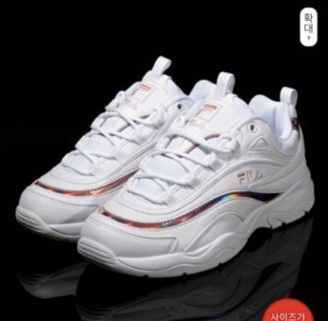 Fila chunky ray holographic clearance