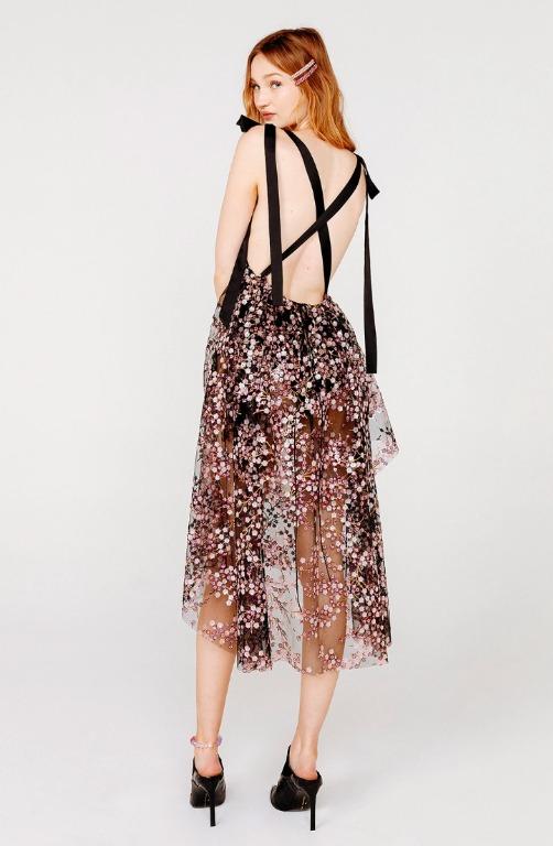 knee length dresses for ladies FOR LOVE & LEMONS Chania Midi Dress – Lusso Di Luna Boutique main image 1