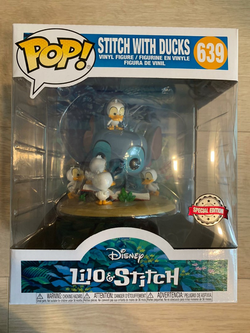Funko Pop - Disney Lilo & Stitch - Stitch with ducks, Hobbies