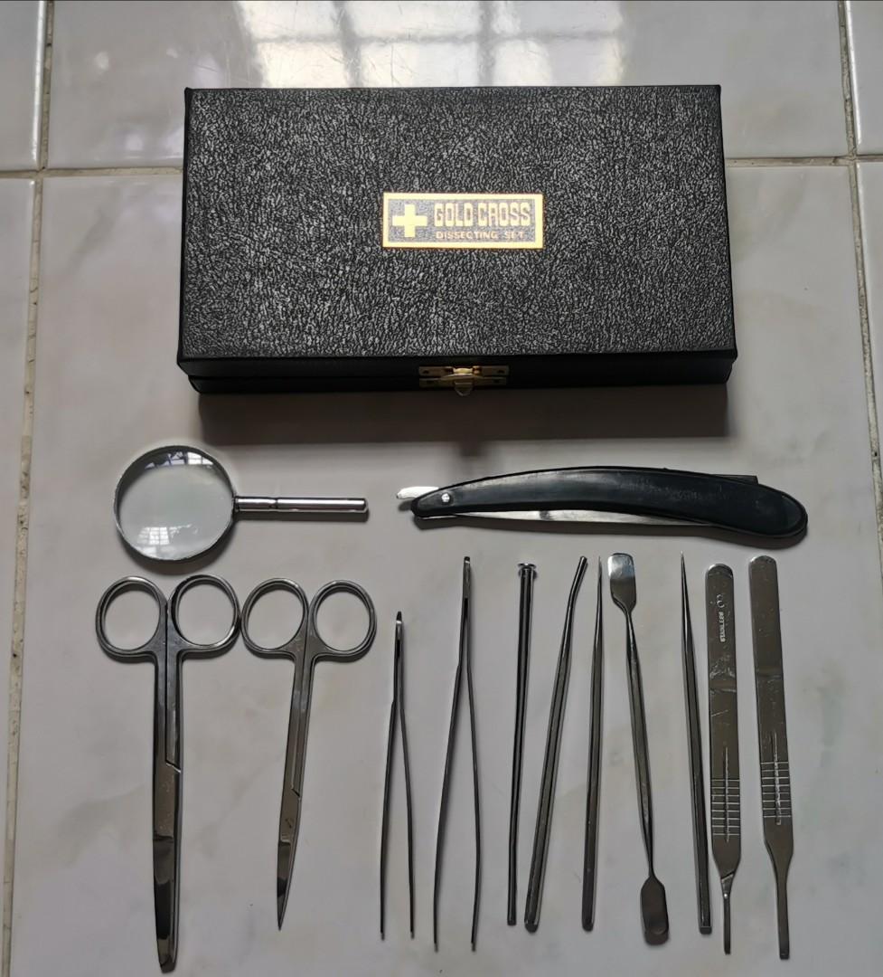 GOLD CROSS Dissection Set (13pcs) FREE Goggle, Everything Else, Others ...