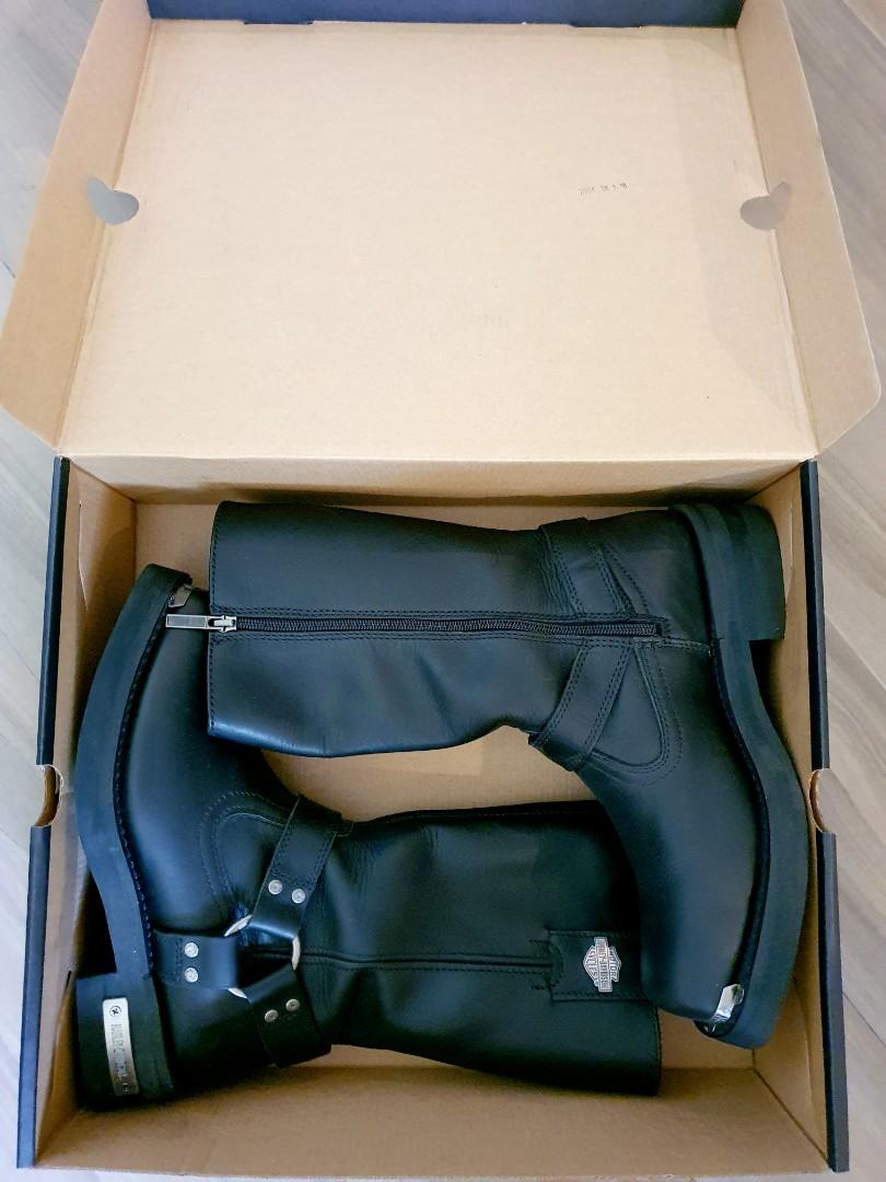 Harley Davidson Men s Black Landon 10 Inch Motorcycle Boots