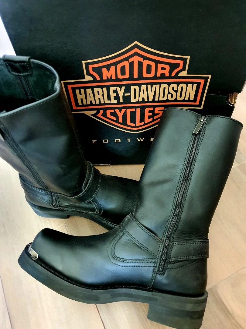 HarleyDavidson Men's Black Landon 10Inch Motorcycle Boots