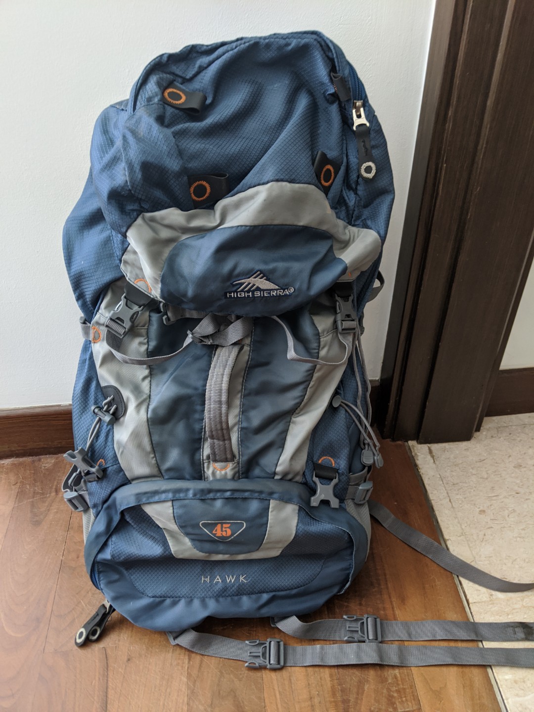 High Sierra 45l hiking backpack Men s Fashion Bags Backpacks on Carousell