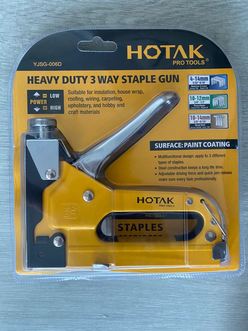 Hotak Heavy Duty Staple Gun, Hobbies & Toys, Stationery & Craft, Craft