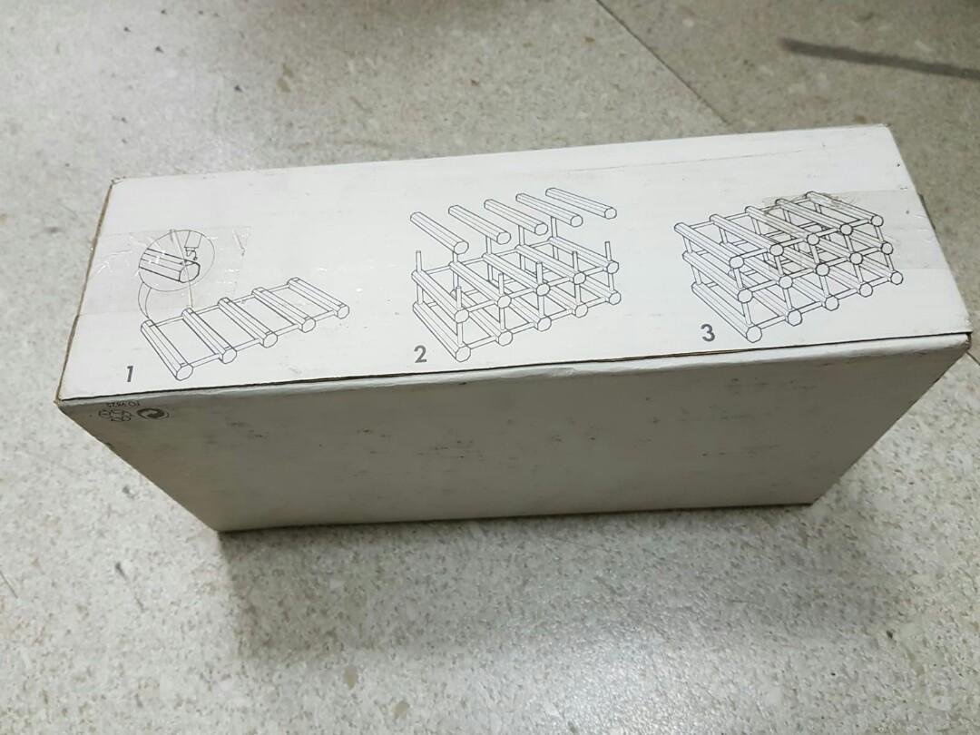 IKEA RHEN Wine rack, Furniture & Home Living, Furniture, Shelves