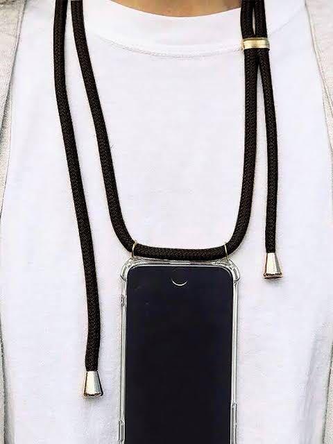 iPhone case with strap (Category: Cases & Sleeves) located in Paranaque City. Submitted by hellochuu (Listing ID 284513762, Image 3). Description: GIVING THESE AWAY FOR FREE! Just pay for shipping :) iPhone Case with strap Item includes: 1. Clear IPhone Case 2. Colored Strap Specifications: - Material: PU, PP - Rope length: 1.5m Available IPhone model and color of strap (See photos for colors) IPHONE X/XS - Multicolored Green IPHONE XR - Multicol