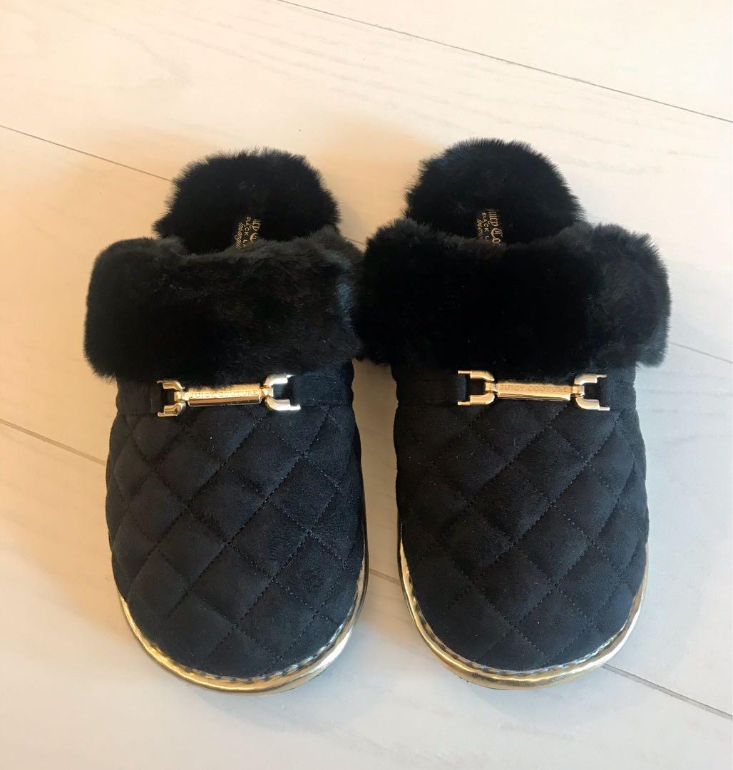 juicy couture fluffy slippers
