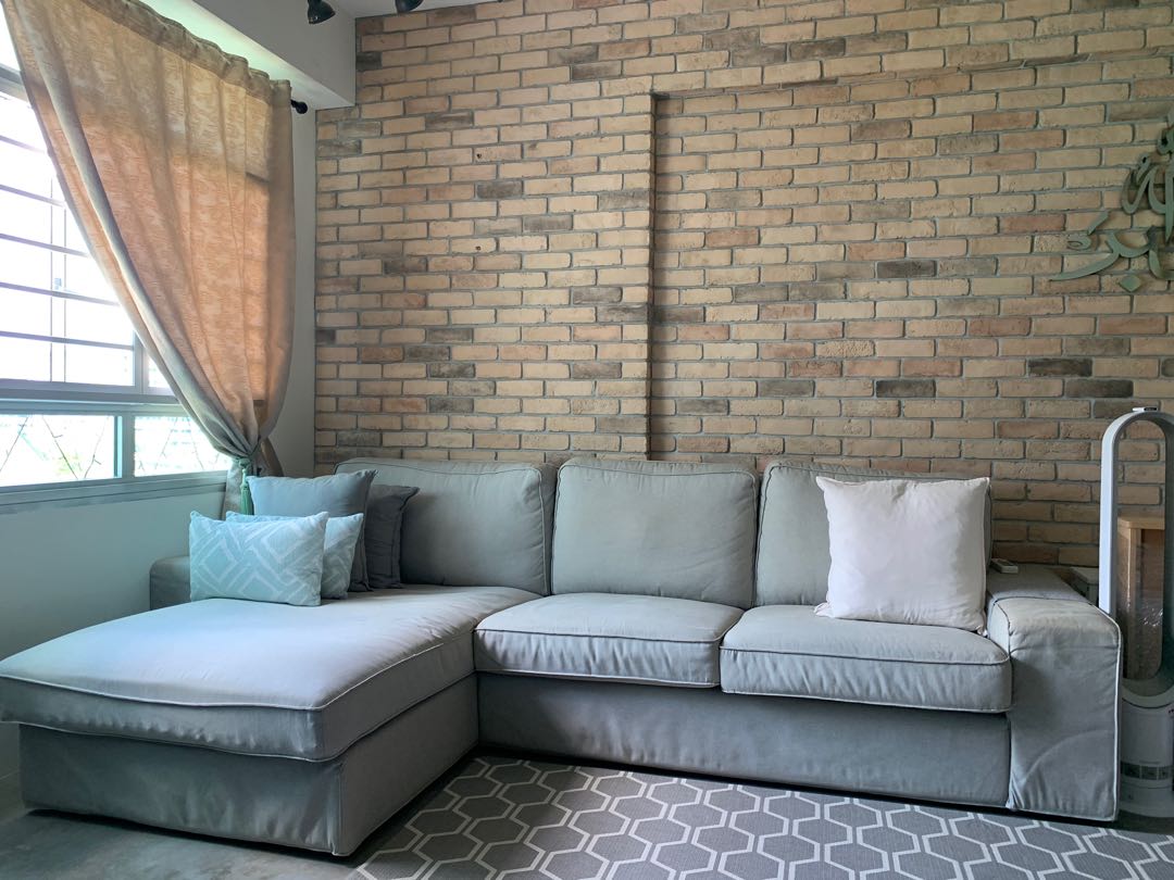 Kivik L Shaped Sofa IKEA, Furniture & Home Living, Furniture, Sofas