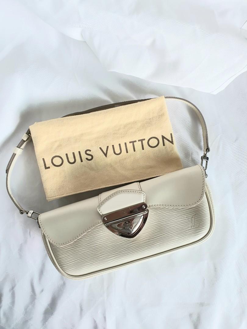 Louis Vuitton Ivory Epi Leather Montaigne Clutch Bag Louis Vuitton
