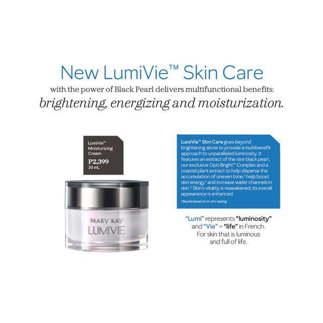 lumivie moisturizing cream mary kay
