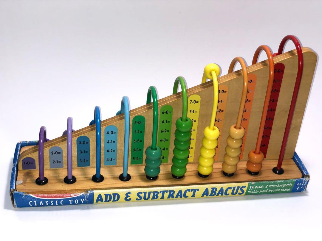 melissa and doug abacus add and subtract