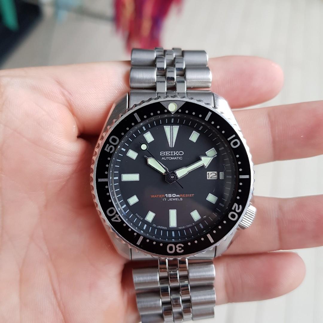 Mint Seiko SKX 7002-7001, Men's Fashion, Watches & Accessories, Watches on  Carousell