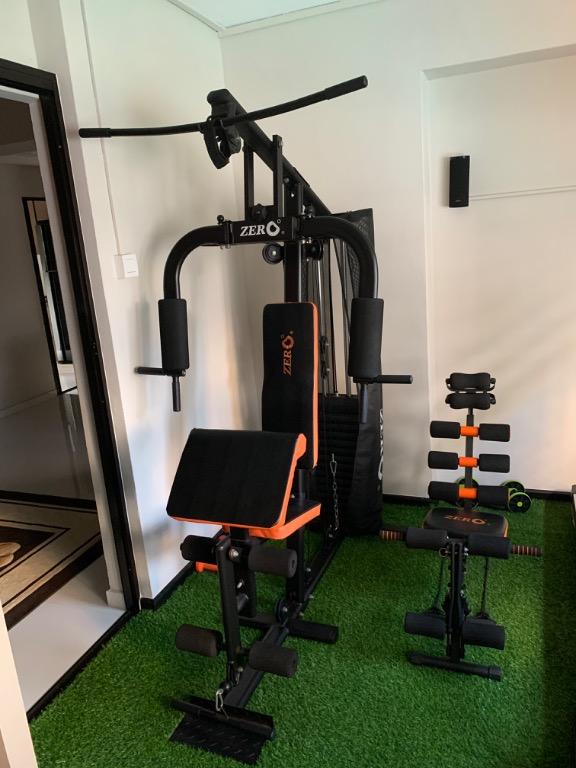 JX Fitness Home Gym with Leg Press + Cable Crossover