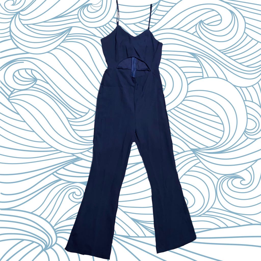Navy Blue Jumpsuit (petite), Women's Fashion, Dresses & Sets, Jumpsuits