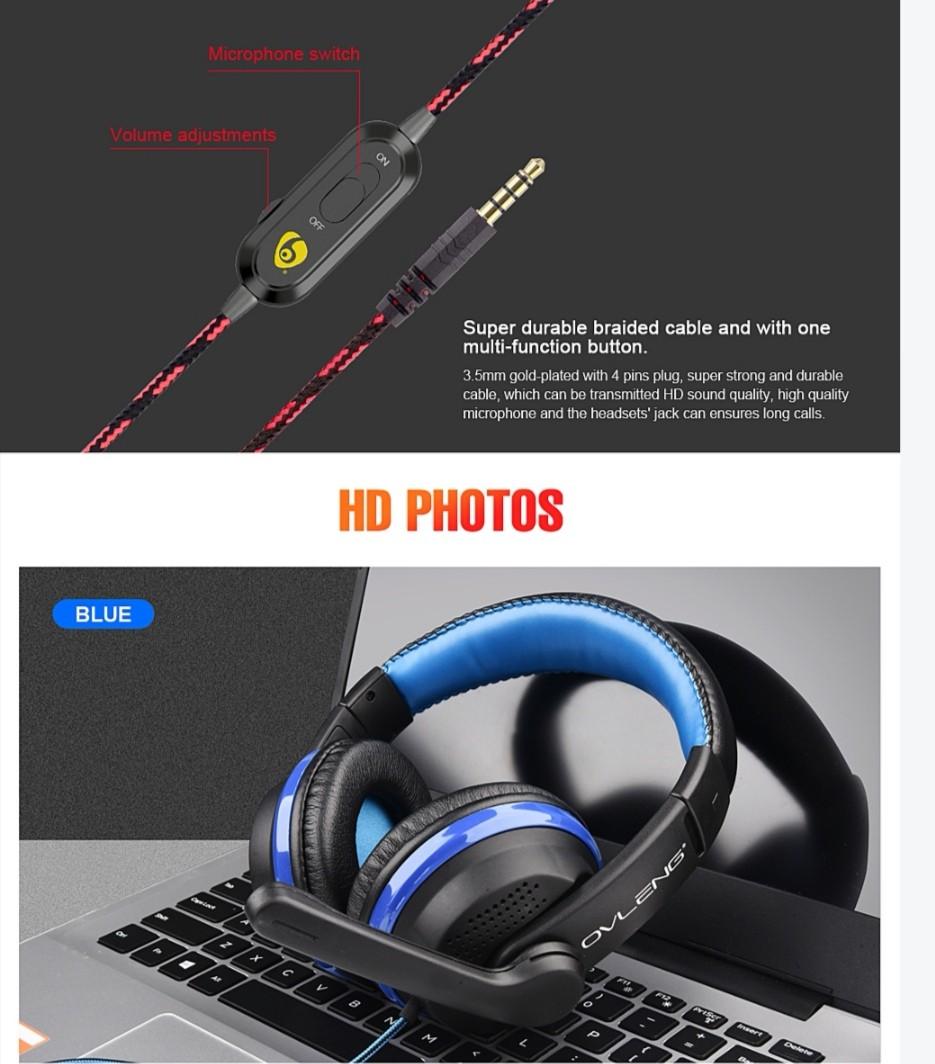 OVLENG OV P6 high quality gaming headset Audio Headphones