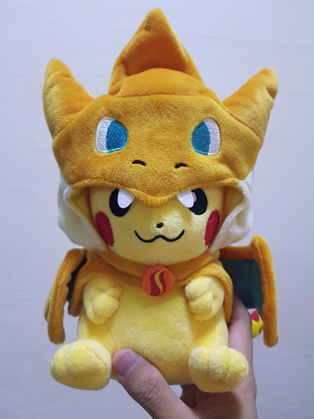Pikachu in sale charizard costume plush