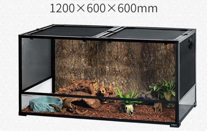 PRE ORDER ReptiZoo Glass Tank 120cm 60cm Height For Hamster Small Animal Reptile Landscaping Terrarium Tank Pet Supplies Homes Other Pet Accessories on Carousell