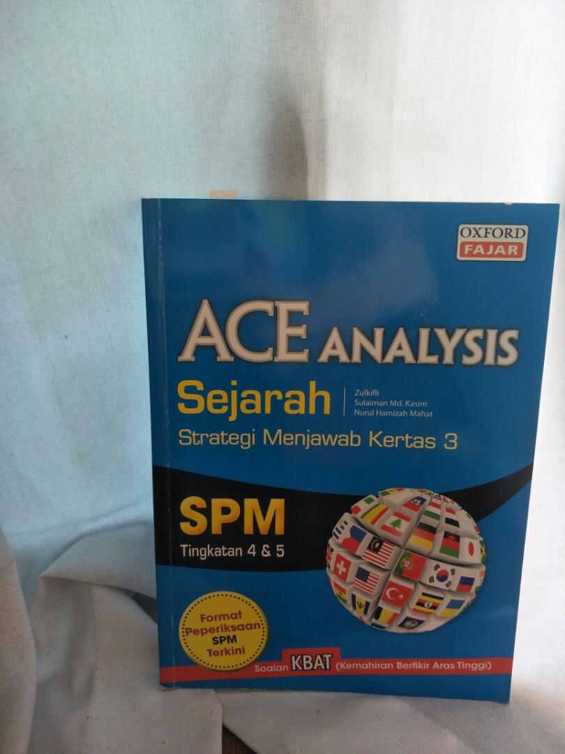 Sejarah Kertas 3 Ace Analysis Strategi Menjawab Kertas 3 Textbooks On Carousell