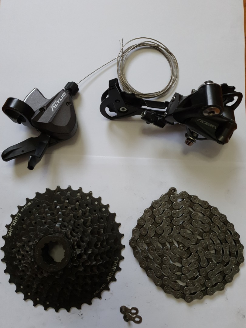 Shimano Acera 9 Speed Drivetrain 