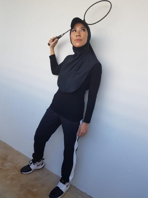 Sports Hijab with Cap ON SALES!, Women's Fashion, Muslimah Fashion