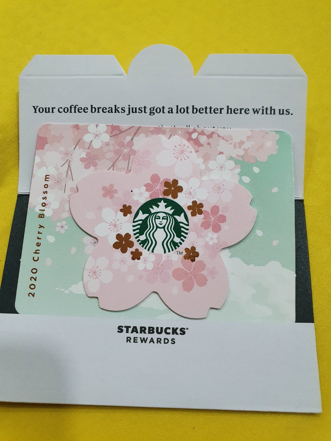 Starbucks Cherry Blossom Sakura 2020 card, Tickets & Vouchers, Vouchers