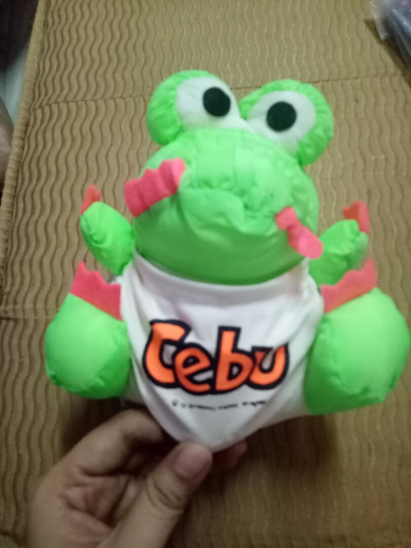 stuffed toy Souvenir Limited Cebu Neon Green Crocodile, Hobbies & Toys