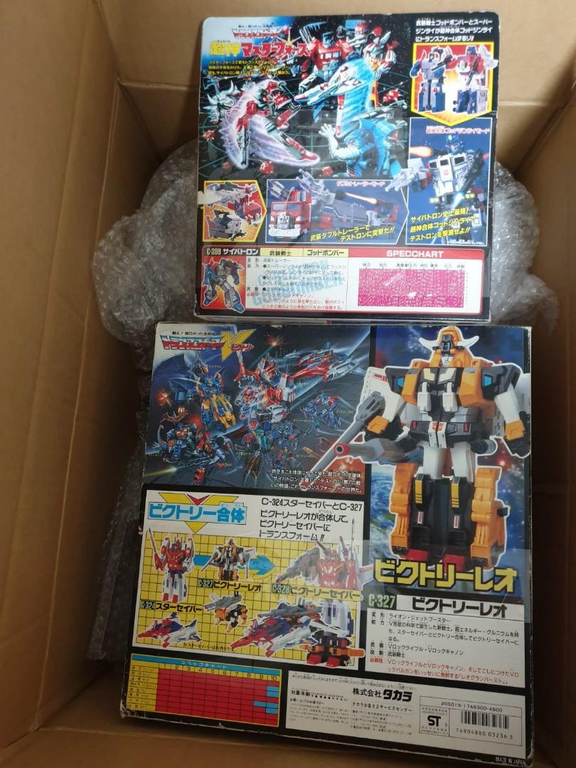Transformer G1 vintage masterforce God bomber C309 Victory Leo C327