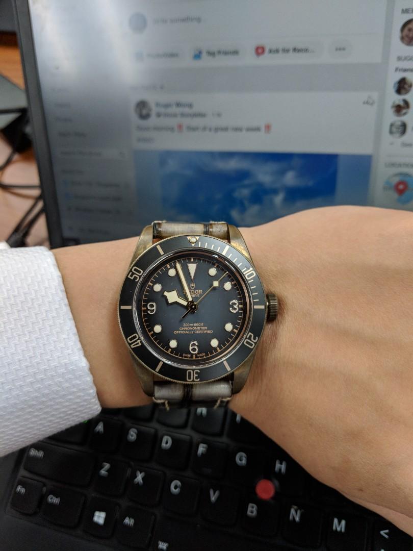 Tudor Black Bay Bronze (slated grey), Luxury, Watches on Carousell