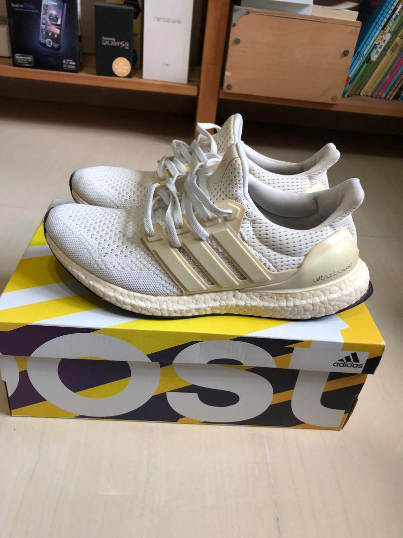 Ultraboost 1 0 Triple White Men S Fashion Footwear Sneakers On Carousell